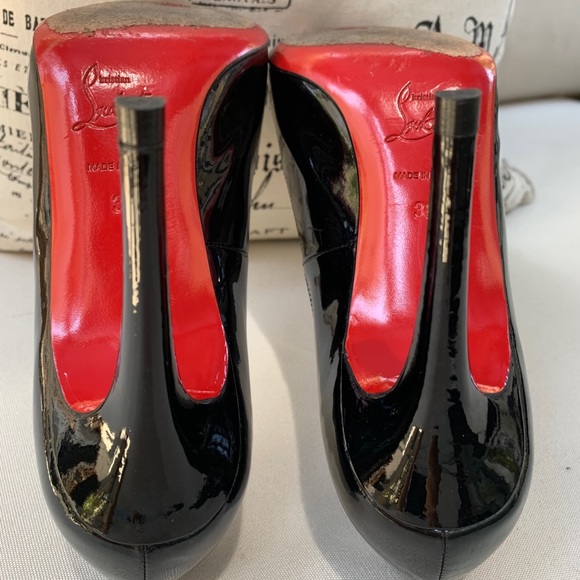 Authentic Christian Louboutin, Simple patent pump - Picture 5 of 10